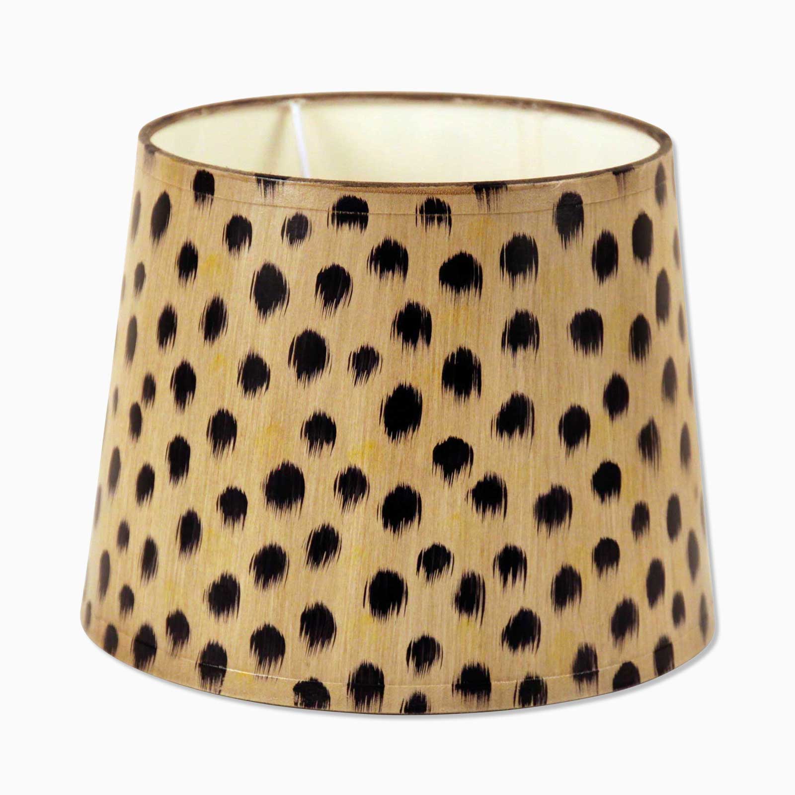 Lampskärm rund 30 cm leopard