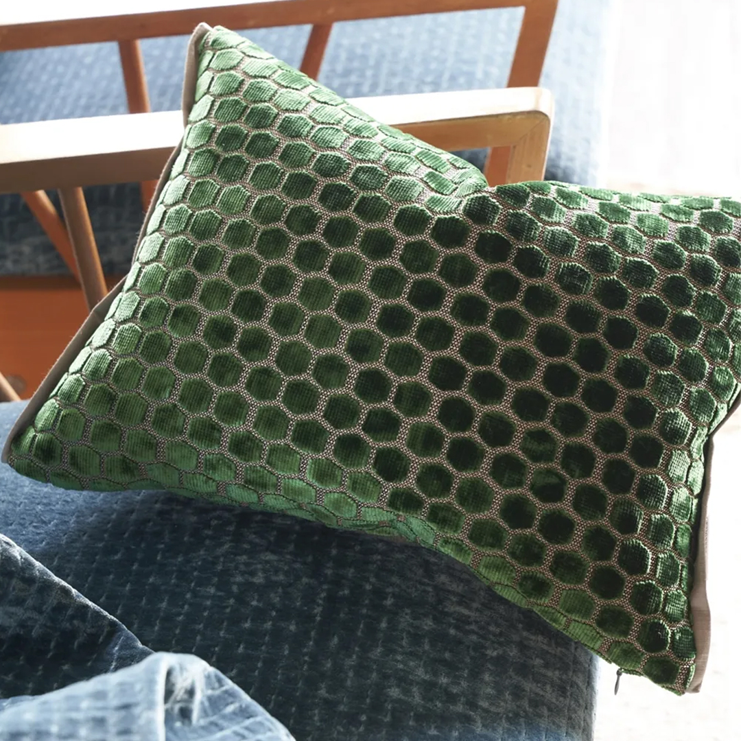 Kudde Jabot Emerald 30x40 cm